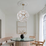Esme 9 Light Pendant White By Crystorama - Lifestyle View 1