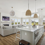 Esme 9 Light Pendant White By Crystorama - Lifestyle View 2