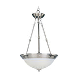 Essentials 15" Invert Bowl Pendant Satin Nickel by Maxim Lighting