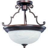 Essentials 15" Semi-Flush Mount Oil Rubbed Bronze by Maxim Lighting