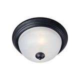Essentials 16" Flush Mount Black by Maxim Lighting