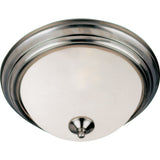 Essentials 16" Flush Mount Satin Nickel by Maxim Lighting
