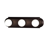 Essentials 48" Racetrack Vanity Light Oil Rubbed Bronze by Maxim Lighting