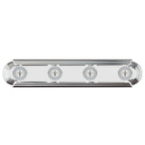 Essentials 48" Racetrack Vanity Light Polished Chrome by Maxim Lighting
