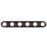 Essentials 48" Racetrack Vanity Light Oil Rubbed Bronze by Maxim Lighting