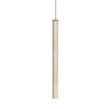Estela Vertical Pendant, Size: Large, Finish: Ivory White