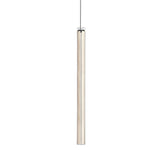Estela Vertical Pendant, Size: Large, Finish: Ivory White