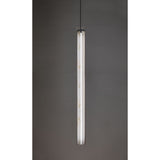 Estela Vertical Pendant, Size: Large, Finish: Ivory White