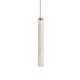 Estela Vertical Pendant, Size: Medium, Finish: Ivory White
