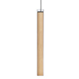 Estela Vertical Pendant, Size: Medium, Finish: Natural Beech