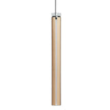 Estela Vertical Pendant, Size: Medium, Finish: Natural Beech
