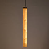 Estela Vertical Pendant, Size: Medium, Finish: Natural Beech