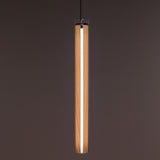 Estela Vertical Pendant, Size: Medium, Finish: Natural Beech