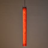 Estela Vertical Pendant, Size: Medium, Finish: Natural Cherry