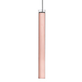 Estela Vertical Pendant, Size: Medium, Finish: Pale Rose
