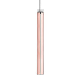 Estela Vertical Pendant, Size: Medium, Finish: Pale Rose