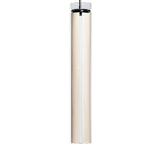 Estela Vertical Pendant, Size: Small, Finish: Ivory White