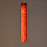 Estela Vertical Pendant, Size: Small, Finish: Natural Cherry
