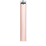 Estela Vertical Pendant, Size: Small, Finish: Pale Rose