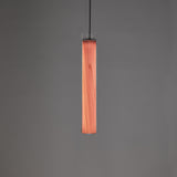 Estela Vertical Pendant, Size: Small, Finish: Pale Rose