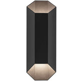 Estella Outdoor Wall Light Medium Black By Kichler - Front View