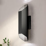 Estella Outdoor Wall Light Medium Black By Kichler - Lifestyle View
