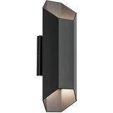 Estella Outdoor Wall Light Medium Black By Kichler