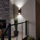 Estella Outdoor Wall Light Medium Textured Architectural Bronze By Kichler - Lifestyle View1