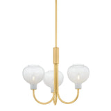 Estelle Chandelier - Aged Brass