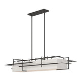 Etch Linear Suspension in Natural Iron, Flax Shade by Hubbardton Forge