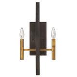 Euclid Large Two Light Sconce - Spanish Bronze - by Hinkley