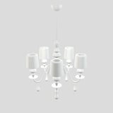 Eva Chandelier By Masiero, S5, Finish: Matt White, , | Casa Di Luce Lighting