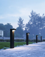Evans Outdoor Bollard Medium By Kuzco Lifestyle View