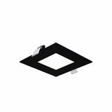 Excel Square Slim Recessed Panel by Dals - Black, 5CCT