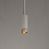 Exhaust Pendant Stone Brass By Buster And Punch Side View