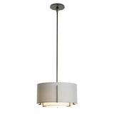 Exos Double Shade Pendant Small, by Hubbardton Forge