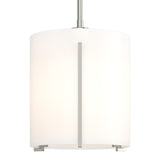Exos Mini Pendant Large in Sterling by Hubbardton Forge