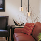 Exos Mini Pendant lifestyle view by Hubbardton Forge