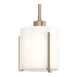 Exos Mini Pendant Small in Soft Gold by Hubbardton Forge