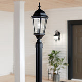 Madison Outdoor Post Lantern Light lifestyle 1