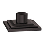 Exterior Accessory Square Pier Mount - Textured Bronze by Troy Lighting