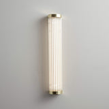 Extra Narrow Pillar Light Polished Brass Medium By Original BTC With Light