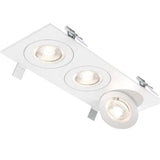 FGM4-CDW Flat Gimbal Recessed by Dals - White, Triple