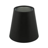 Uppsala Double Wall Light by Mullan Lighting - Black With Silver Inner fabric shade