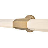 Facet Extra Large Vanity Light Heritage Brass By Hinkley