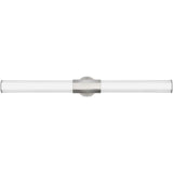 Facet Extra Large Vanity Light Polished Nickel Off By Hinkley Front View