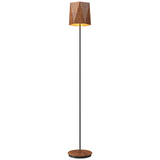 Facet Floor Lamp Imbuia By Accord, ,| Casa Di Luce Lighting