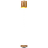 Facet Floor Lamp Teak By Accord, ,| Casa Di Luce Lighting