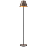 Facet Large Floor Lamp American Walnut By Accord, ,| Casa Di Luce Lighting