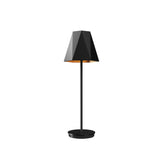 Facet Large Table Lamp By Accord, Color: Organic Black, ,| Casa Di Luce Lighting